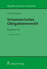 E-Book (pdf) Schweizerisches Obligationenrecht. Besonderer Teil von Heinrich Honsell