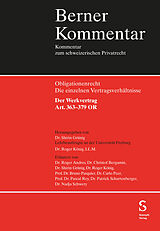 Fester Einband Der Werkvertrag Art. 363379 OR von Roger Andres, Christof Bergamin, Shirin Grünig