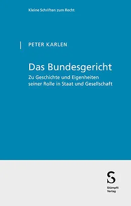 E-Book (pdf) Das Bundesgericht von Peter Karlen