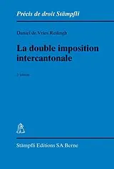 Kartonierter Einband La double imposition intercantonale von Daniel de Vries Reilingh