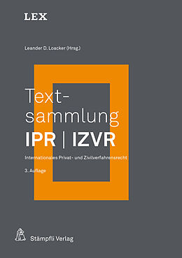 Kartonierter Einband Textsammlung IPR / IZVR von 