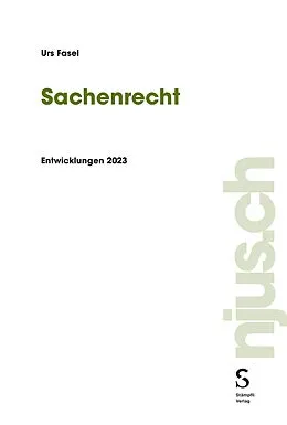 E-Book (pdf) Sachenrecht von Urs Fasel
