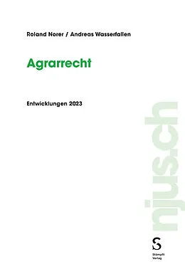 E-Book (pdf) Agrarrecht von Roland Norer, Andreas Wasserfallen
