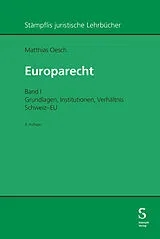 E-Book (pdf) Europarecht von Matthias Oesch