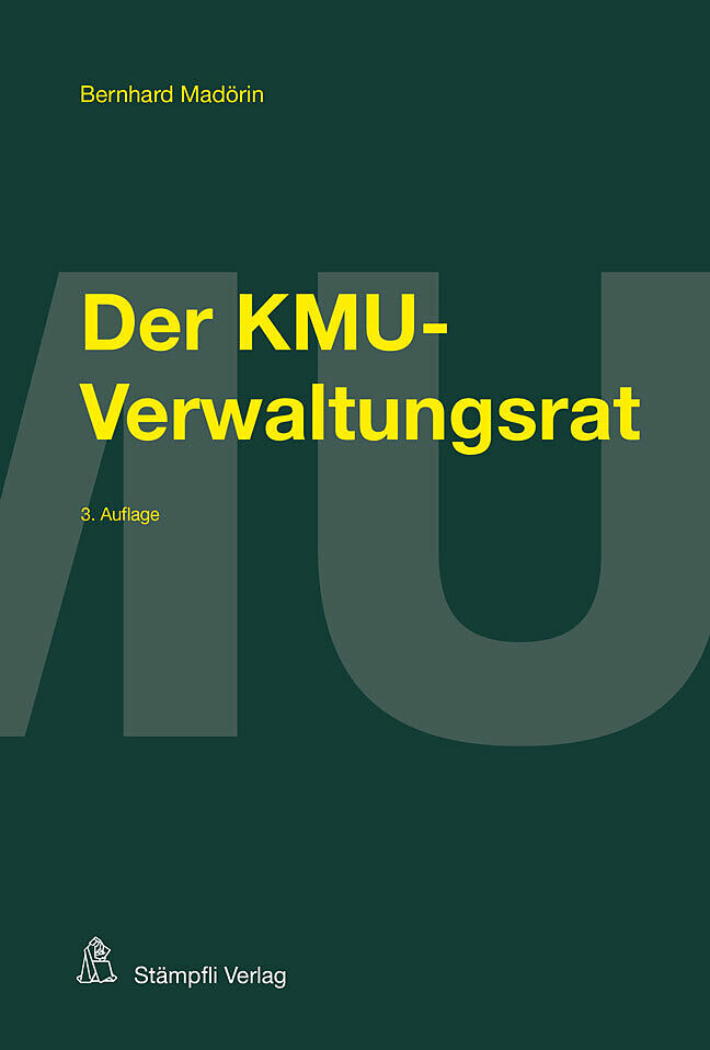 Paperback Der KMU-Verwaltungsrat von Bernhard Madörin