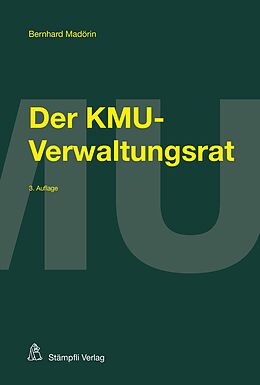 E-Book (pdf) Der KMU-Verwaltungsrat von Bernhard Madörin
