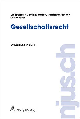 E-Book (pdf) Gesellschaftsrecht von Urs P. Gnos, Dominik Hohler, Fabienne Anner
