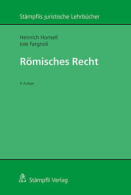 E-Book (pdf) Römisches Recht von Heinrich Honsell, Iole Fargnoli