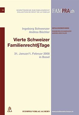 Kartonierter Einband Vierte Schweizer Familienrecht§Tage von 