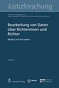 E-Book (pdf) Bearbeitung von Daten über Richterinnen und Richter von Peter Bieri