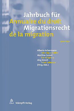 Paperback Jahrbuch für Migrationsrecht 2020/2021 Annuaire du droit de la migration 2020/2021 de 
