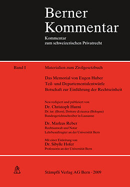 Fester Einband Materialien zum Zivilgesetzbuch Band I von Christoph Hurni, Markus Reber