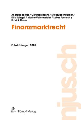 E-Book (pdf) Finanzmarktrecht von Christian Rehm, Eric Huggenberger, Marino Vollenweider