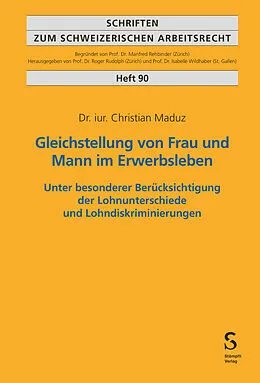E-Book (pdf) Gleichstellung von Frau und Mann im Erwerbsleben von Christian Dominik Maduz