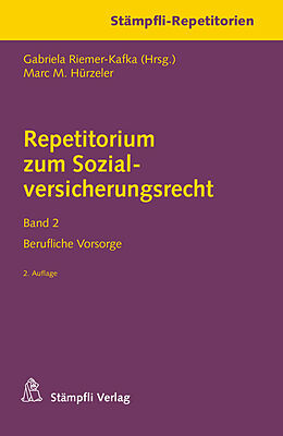 Kartonierter Einband Repetitorium zum Sozialversicherungsrecht Band 2 von Marc M Hürzeler