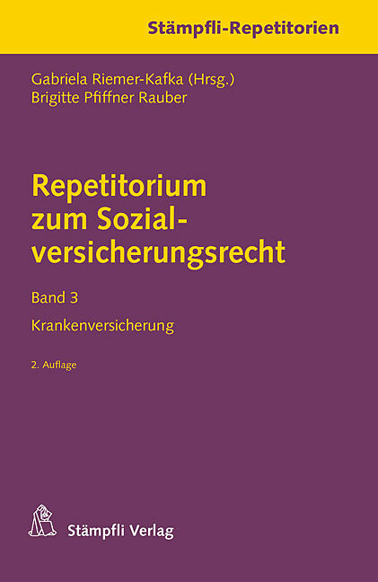 Repetitorium zum Sozialversicherungsrecht Band 3