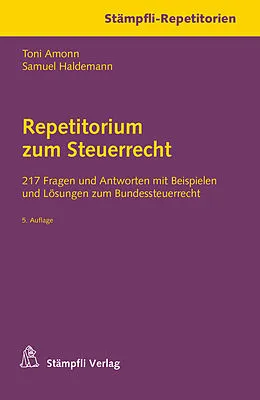 Paperback Repetitorium zum Steuerrecht von Toni Amonn, Samuel Haldemann