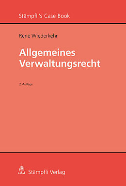 Kartonierter Einband Allgemeines Verwaltungsrecht von René Wiederkehr