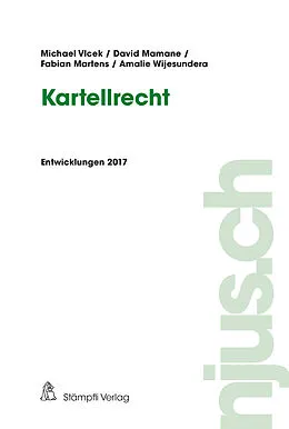 E-Book (pdf) Kartellrecht von Michael Vlcek, David Mamane, Fabian Martens