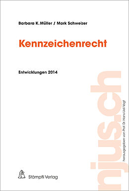 E-Book (pdf) Kennzeichenrecht von Barbara K Müller, Mark Schweizer