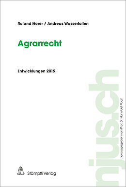 E-Book (pdf) Agrarrecht von Roland Norer, Andreas Wasserfallen