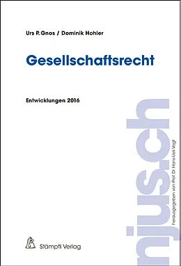 E-Book (pdf) Gesellschaftsrecht von Urs P. Gnos, Dominik Hohler