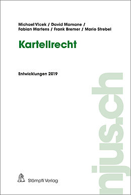 Kartonierter Einband Kartellrecht von Michael Vlcek, David Mamane, Fabian Martens