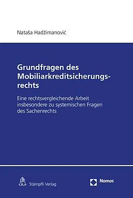 E-Book (pdf) Grundfragen des Mobiliarkreditsicherungsrechts von Nataa Hadimanovi