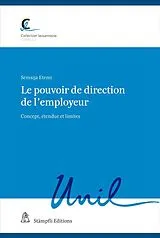Kartonierter Einband Le pouvoir de direction de lemployeur von Semsija Etemi