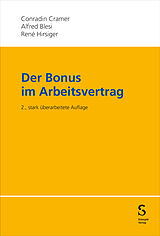E-Book (pdf) Der Bonus im Arbeitsvertrag von Conradin Cramer, Alfred Blesi, René Hirsiger