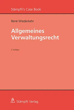 E-Book (pdf) Allgemeines Verwaltungsrecht von René Wiederkehr