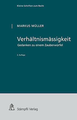 E-Book (pdf) Verhältnismässigkeit von Markus Müller