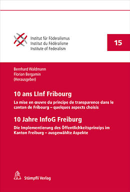 Kartonierter Einband 10 ans LInf Fribourg / 10 Jahre InfoG Freiburg von 