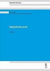 Kartonierter Einband Haftpflichtrecht von Vito Roberto