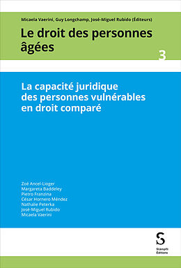 Couverture cartonnée La capacité juridique des personnes vulnérables en droit comparé de 