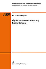 E-Book (pdf) Opfermitverantwortung beim Betrug von Heidi Sägesser