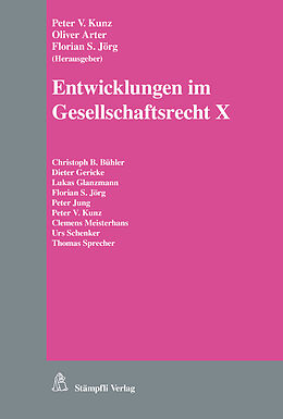 E-Book (pdf) Entwicklungen im Gesellschaftsrecht X von 