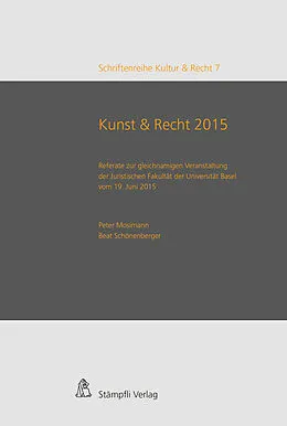 E-Book (pdf) Kunst &amp; Recht 2015 / Art &amp; Law 2015 von Beat Schönenberger