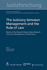 E-Book (pdf) The Judiciary between Management and the Rule of Law von 