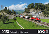 Kalender LOKI Kalender Schweizer Bahnen 2023 von 