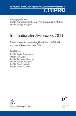 Kartonierter Einband Internationaler Zivilprozess 2011 von 