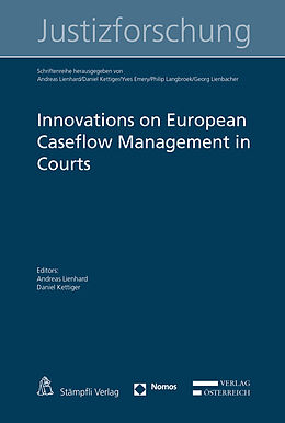 Couverture cartonnée Innovations on European Caseflow Management in Courts de 