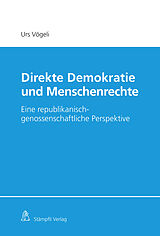 E-Book (pdf) Direkte Demokratie und Menschenrechte von Urs Vögeli