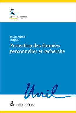 Kartonierter Einband Protection des données personnelles et recherche von 