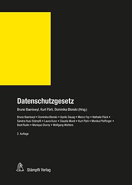 E-Book (pdf) Datenschutzgesetz (DSG) von Bruno Baeriswyl, Kurt Pärli, Dominika Blonski