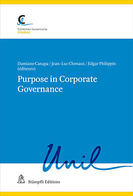 Kartonierter Einband Purpose in Corporate Governance von 