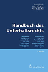 Fester Einband Handbuch des Unterhaltsrechts von Daniel Bähler, Lorenz Sieber, Mattias Dolder