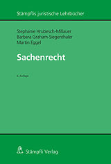 E-Book (pdf) Sachenrecht von Stephanie Hrubesch-Millauer, Barbara Graham-Siegenthaler, Martin Eggel