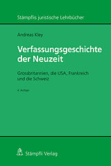 Fester Einband Verfassungsgeschichte der Neuzeit von Andreas Kley
