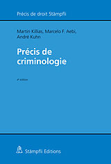 Kartonierter Einband Précis de criminologie von Martin Killias, Marcelo F. Aebi, André Kuhn